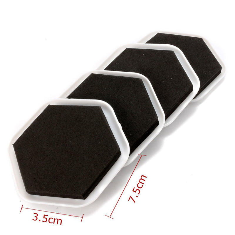 4Pcs Furniture Moving Sliders Mover Pads Moving Furniture Gliders Hardwood Floor Protectors