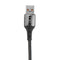 USAMS SJ321 U27 5A Type C Braided Fast Charging Data Cable With Indicator Light 0.5M For Tablet Smartphone