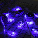 Battery Powered 8 Color Moon Star Shape 10 LED Fairy String Light Room Home Party Holiday Decor