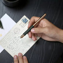 EY-PRODUCTS Time Cow Leather Brass Signing Pen Smooth Writing Pen from XIAOMI YOUPIN