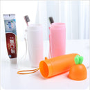 Portable Travel Radish Toothpaste Toothbrush Holder Cap Case Cover Outdoor Household Storage Cup