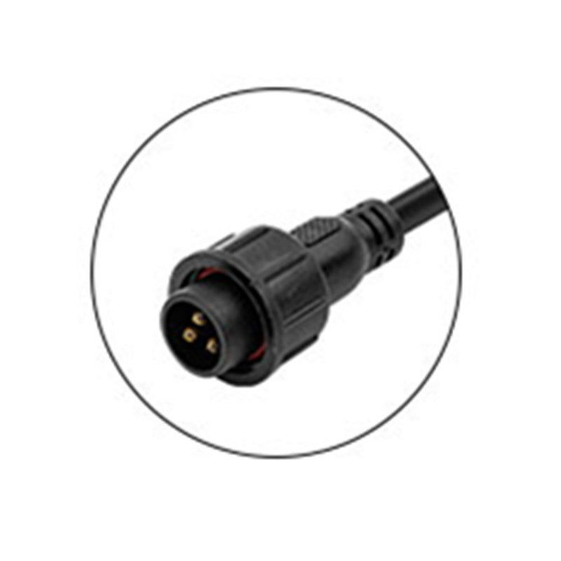 Small Size 3 Pin 3A 22AWG Waterproof IP67 Female And Male Connector with Cable Wire