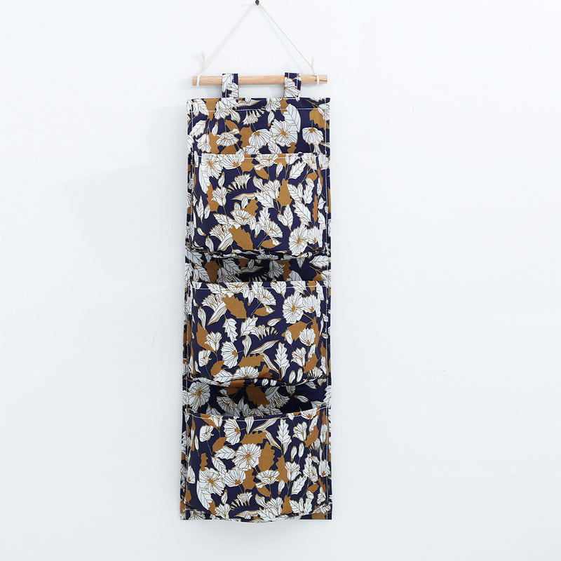 Fancy Oxford Cloth Storage Bag Door Hanging Multi-Layer Storage Bag