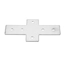 Machifit 2020/3030/4040 Industrial Aluminum Extrusions Cross Connector Carbon Steel Nickel Plating