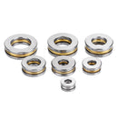 Machifit 5pcs Flat Thrust Ball Bearing ID. 2.5/3/4/6/7/8mm Mini Miniature Bearings F25-6 F3-8 F4-10