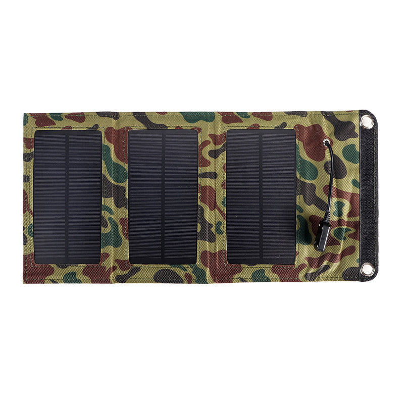 10W 5V Waterproof Portable Foldable Solar Panel Charger with USB Port for Camping Hiking Climbing Power Bank