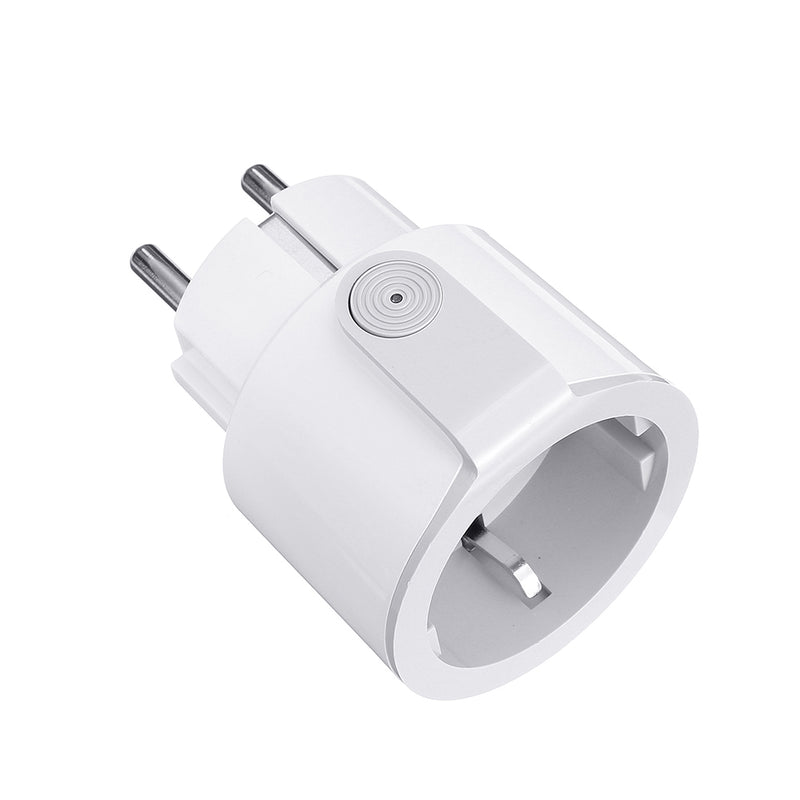 Smart WiFi Socket Voice Remote Control Electricity Statistics Timing Electric Plug Socket European Socket Compatible with Amazon Alexa IFTT Google Home Assistance