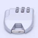 Combination Triangle Travel Suitcase Luggage Padlock Password Lock Zinc Alloy Security Lock