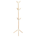 6/9/12 Hook Hat Coat Clothes Stand Rack Umbrella Jacket Wood Tree Hanger Holder