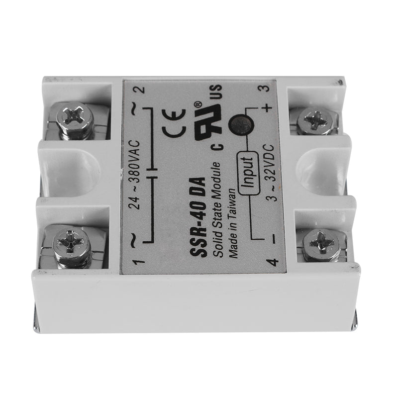 24V 40A Single Phase SSR-40 DA Solid State Relay Module For 3D Printer Parts