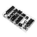 Suleve MXRW4 200Pcs Rubber Wires Harness Grommets Protect Wires Rubber Ring Sealing Grommet 3-20mm