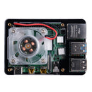 5-Layer Black/Transparent/RGB Colorful Acrylic Case Compatible ICE Tower Cooler for Raspberry Pi 4B with 4010 Cooling Fan
