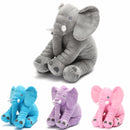30x35cm Baby Lumbar Pillow Long Nose Elephant Doll Pillow Soft Plush Stuff Toys