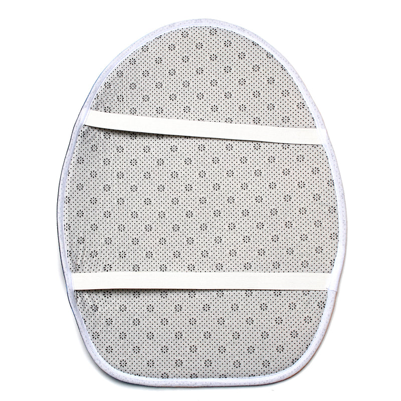 Sandy Beach Waterproof Bathroom Shower Curtain Toilet Cover Mat Non-Slip Rug Set