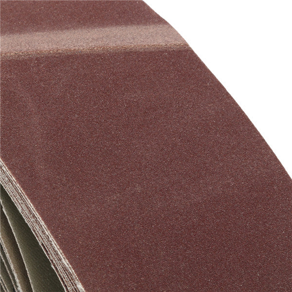 11pcs 75mm x 533mm 180/240/320/800 Grit  Sanding Belts Abrasive Tools
