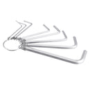 8 In 1 Hex Key Allen Wrench Mechanic Hand Tool Kit Set 1.5mm-6mm