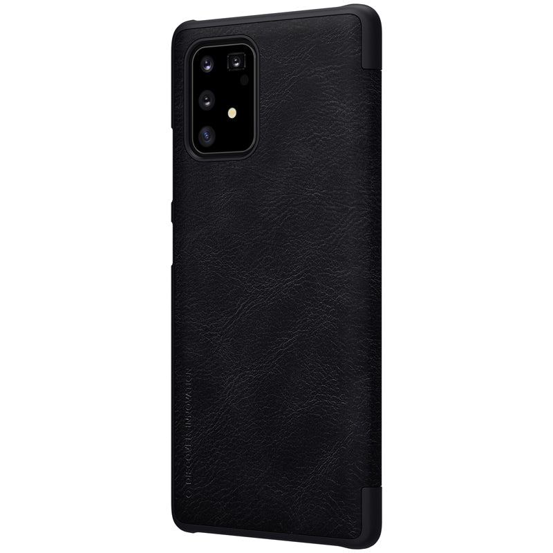 NILLKIN Flip Bumper Shockproof Card Slot Holder Full Cover PU Leather Vintage Protective Case for Samsung Galaxy S10 Lite