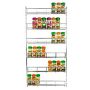 6 Layers Kitchen Spice Storage Rack Organizer Shelf Pantry Wall Mounted Hanging Holder