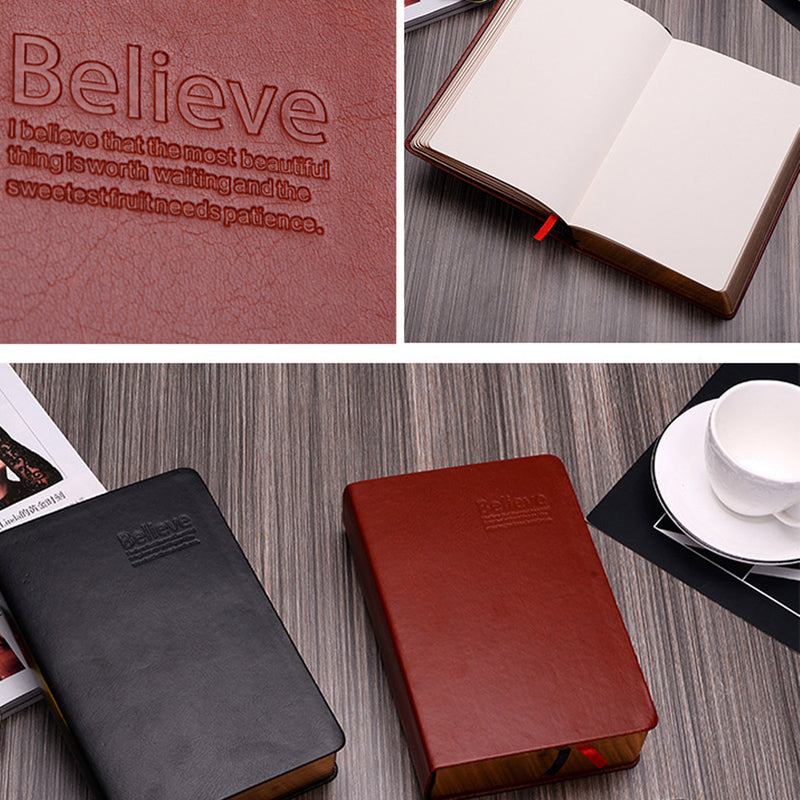 1 Piece Large Thicken Bible Journal Diary Notebook Leather Cover Notepad Stationery