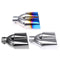 63mm 2.5" Stainless Steel Inlet Tail Rear Pipe Tip Muffler Exhaust Silencer Cover