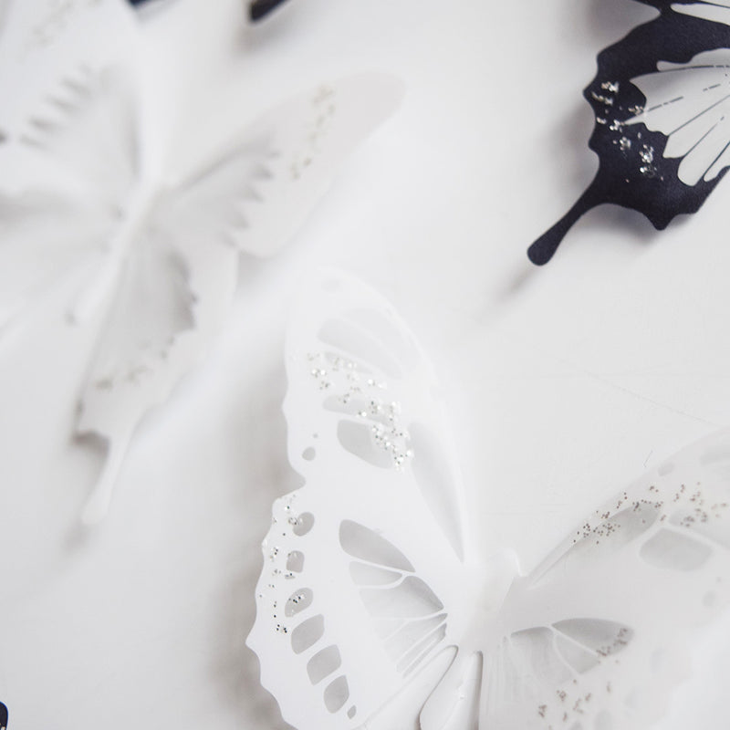 18 Pcs 3D Butterflies Wall Sticker PVC DIY Removable Decor Waterproof Mural Decoration Wall Stickers