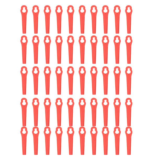 50X Plastic Trimmer Blades For Bosch ART26LI ART26 Accutrim ART26 EasyTrim Accu