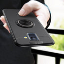 C-KU 360 Rotating Ring Grip Kicktand Protective Case For Samsung Galaxy A6 2018
