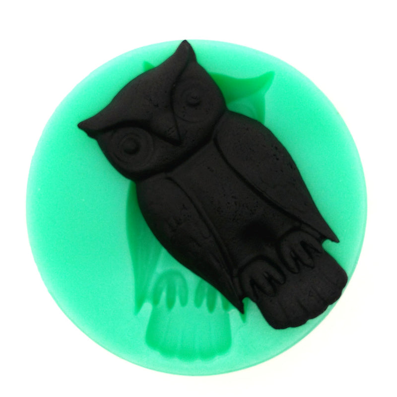 Halloween Silicone Branch Owl Bat Spider Skeleton Hand Pumpkin Fondant Cake Mold Chocolate Mold