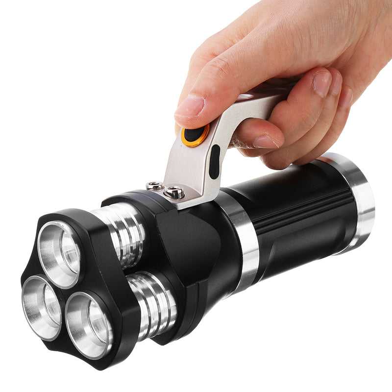 90000LM 3x T6 LED Rechargeable Flashlight Searchlight Tactical Spotlight Torch