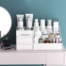 Plastic Desktop Makeup Cosmetic Organizer Cosmetic Storage Box Stationery Pen Holder Home Decorations