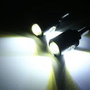 Pair 3W 6000K 12V LED Motorcycle Car Eagle Eye License Light Plate Screw Bolt Lamp