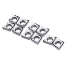 MACHIFIT 10pcs CCGT120404 AK H01 Aluminum Cutter Blade Carbide Insert Cutting Tool For CNC Turning Tools