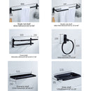 Aluminum Bathroom Shower Caddy Shelf Wall-mounted Rack Organizer Towel Holder