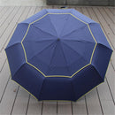 Outdoor Automatic 3 Folding Golf Umbrella Anti-UV Windproof Large Rain Sunshade