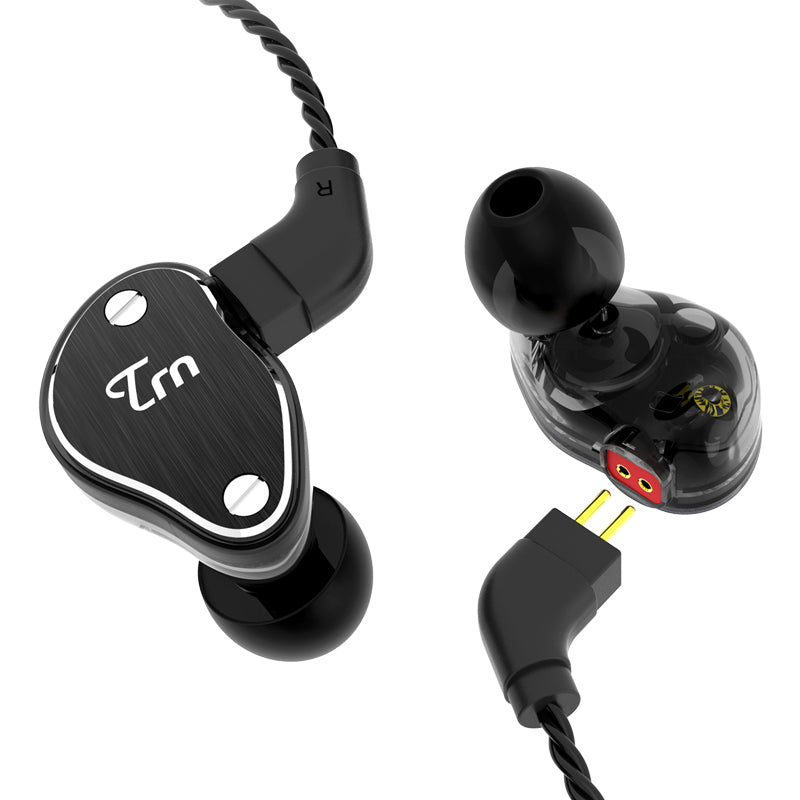TRN V60 2DD+BA Hybrid In Ear Earphone HIFI DJ Monitor Running Sport Triple Driver Monitor Headset
