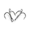 ZANLURE 100 Pcs Fishing Hook 0.7/1.1mm Diameter Sharpened Fishing Jig Fishing Tackle