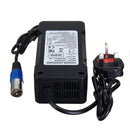 54.6V 4A Output 48V XLR Plug Battery Charger For Electric Scooter Bicycle E-bike