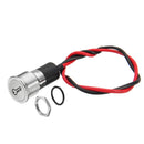 Universal 12V 12mm Waterproof LED Dash Panel Warning Light Indicator Lamp