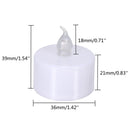12 Pcs Battery Operated LED Flameless Candles Tea Light Party Wedding Christmas Decor