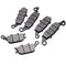 Front + Rear Ceramic Brake Pads For Suzuki SV650S SK3 SK4 SK7 SK8 SK9 2003-2009