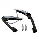 Pair 20mm Universal Motorcycle Handguard With LED White Yellow Turning lights