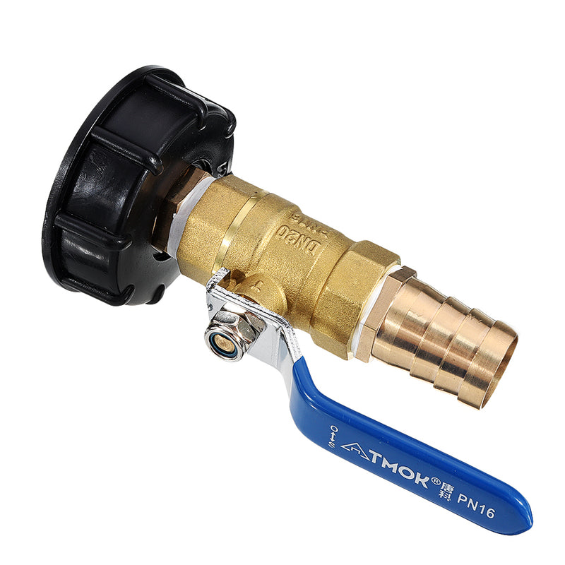 25mm S60x6 IBC Faucet Tank Adapter Pagoda Thread Outlet Tap Connector Replacement Valve Fitting Parts for Home Garden Water Connectors