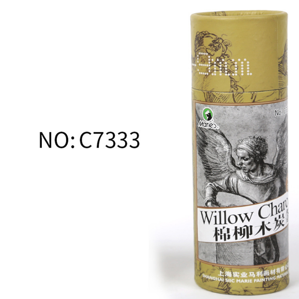 Maries Charcoal Strip Cotton Willow Carbon Rod Art Special Soft Charcoal Sketch Pencil Supplies For Practice