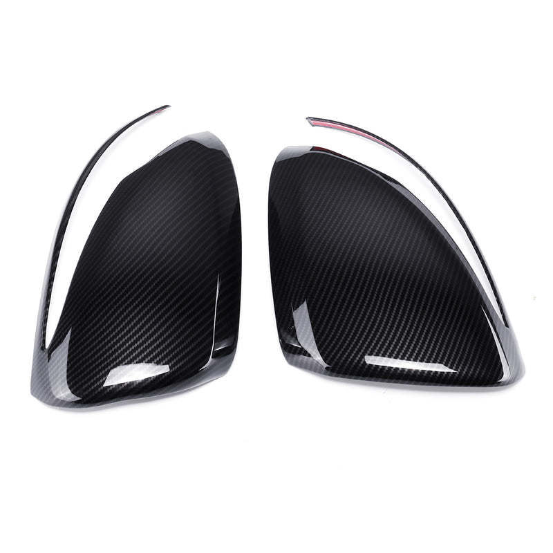 Car Rearview Mirror Cover Caps Carbon Fiber for Mercedes-Benz W205 GLC 2015-18 Left-hand Driving