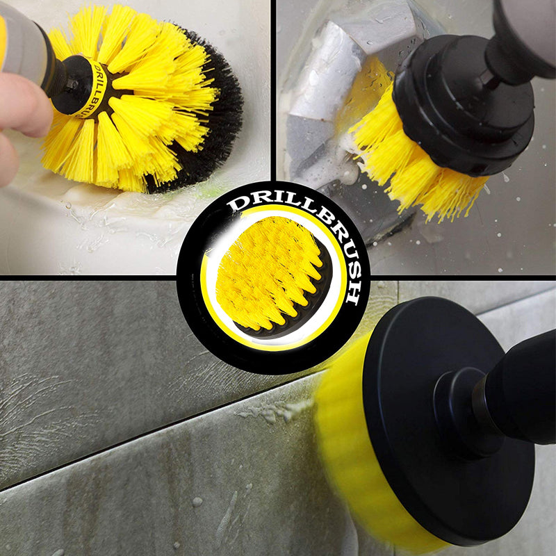4pcs 2/3.5/4/5 Inch Electric Drill Brush Cleaning Brush Tool