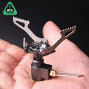 BRS Portable Mini Camping Titanium Stove Outdoor Gas Cooking Stove Survival Furnace Stove Pocket Picnic Cooking Gas Burner Brs-3000T