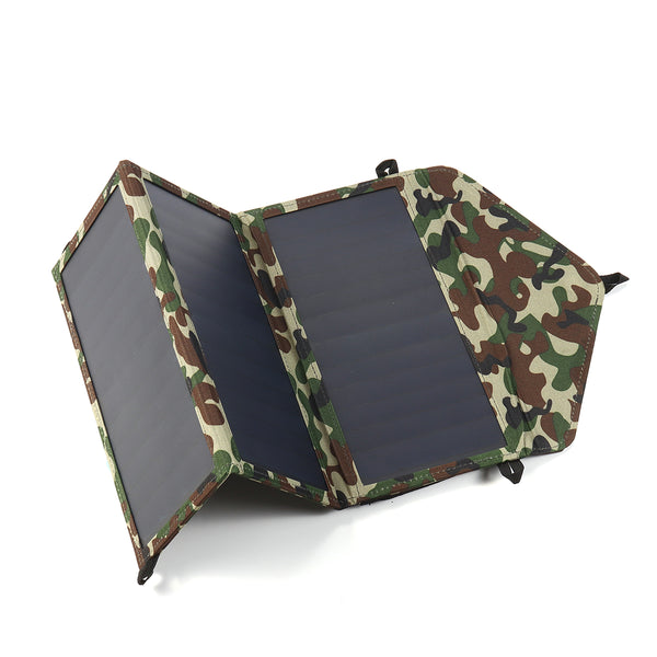 30W 5V Dual USB Prot Sunpower Solar Panel Foldable Power Bank Phone Charger