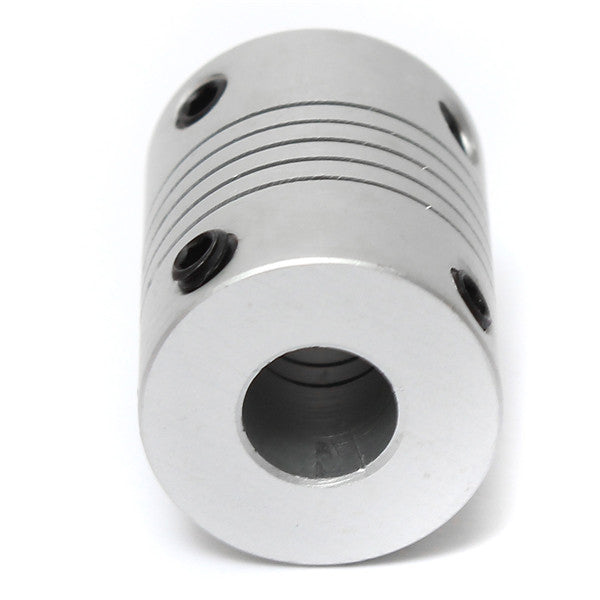 4Pcs 5mm x 8mm Aluminum Flexible Shaft Coupling OD19mm x L25mm CNC Stepper Motor Coupler Connector
