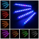 RGB 9 LED Wireless Remote Voice Control Atmosphere Strip Light USB Motorcycle Lamp