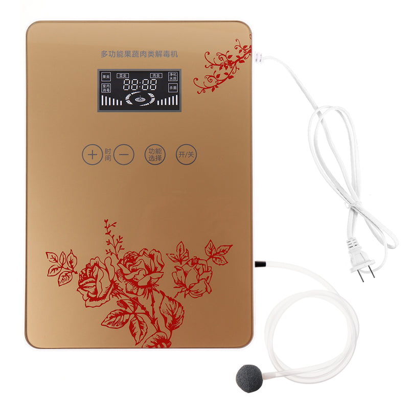 Touch Tempered Glass Household Ozone Generator Multi-function Home Oxygen Detoxification Machine Fruit And Vegetable Disinfection Machine 220V